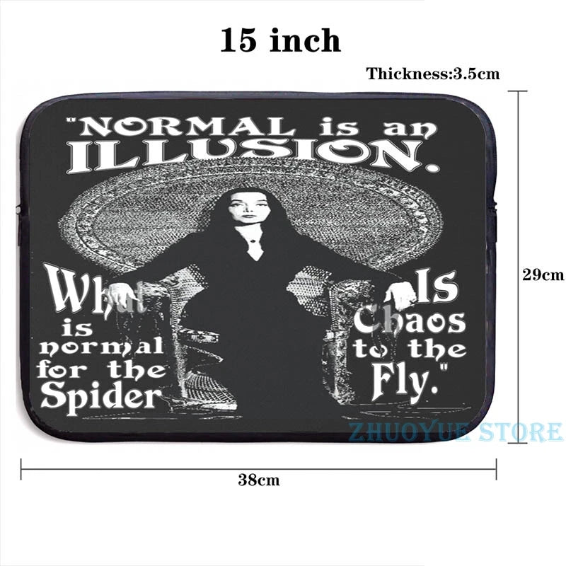 Morticia Addams- Normal Is An Illusion... USB Charge Backpack