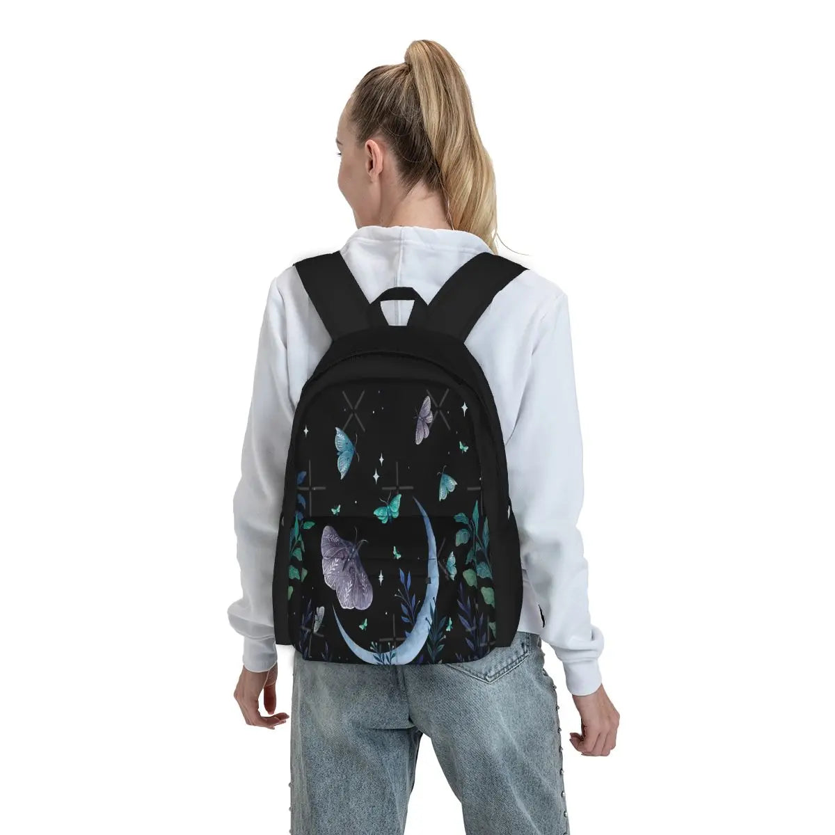 Moth Garden 2 Backpacks Men's Women's Kpop School Backpack