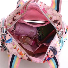 Harajuku Doll Cartoon Cross-body Bag + Key Chain