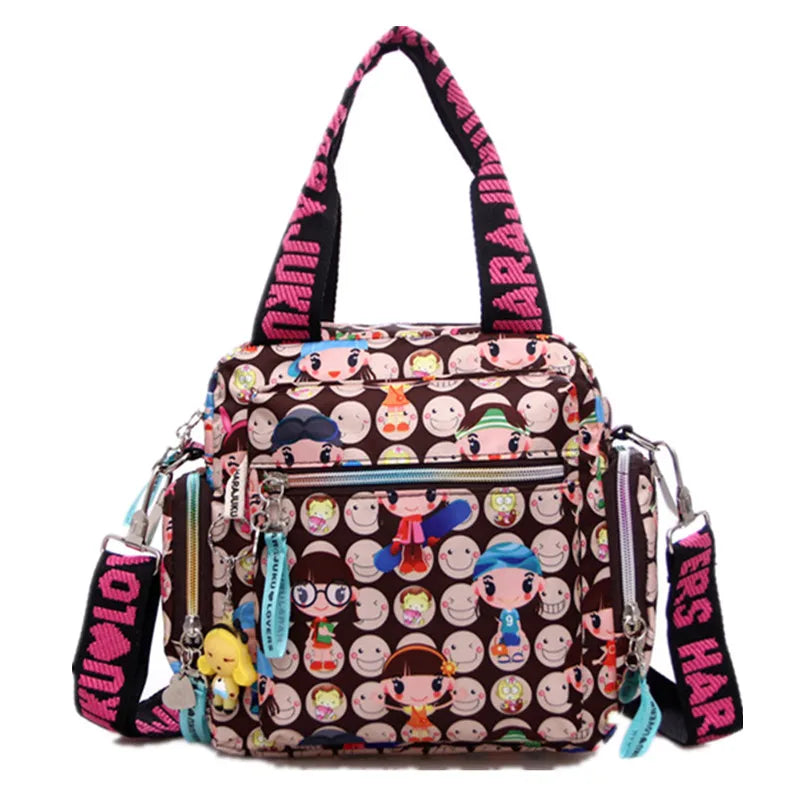 Harajuku Doll Cartoon Cross-body Bag + Key Chain