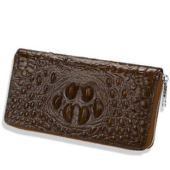 Crocodile Print Women's Purse Men's Casual Wallet