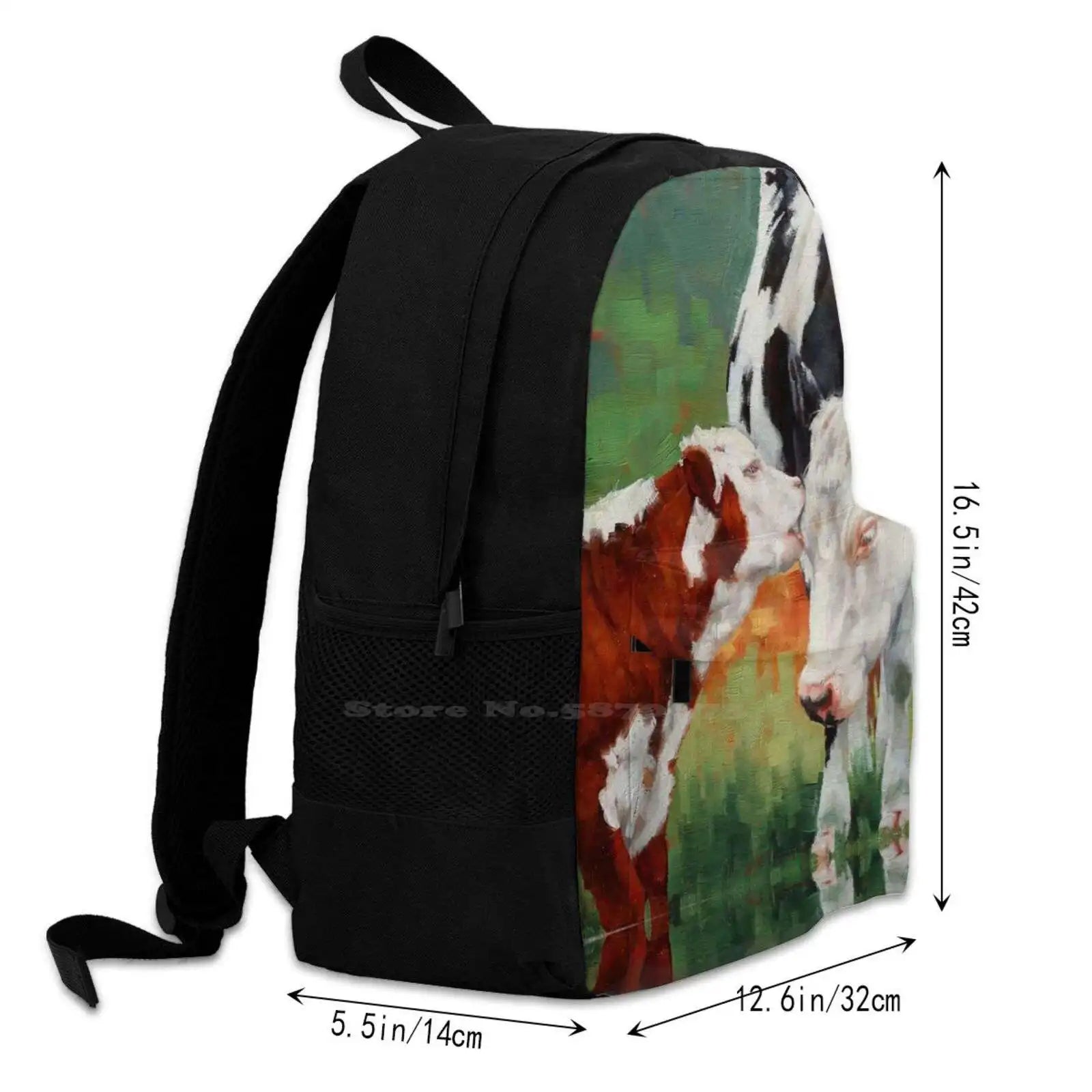 Cow Paintings Calf Paintings Cow And Calf Cows And Calves Backpack Bag