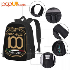 Motoguzzi Large Capacity Vintage Riding Backpack