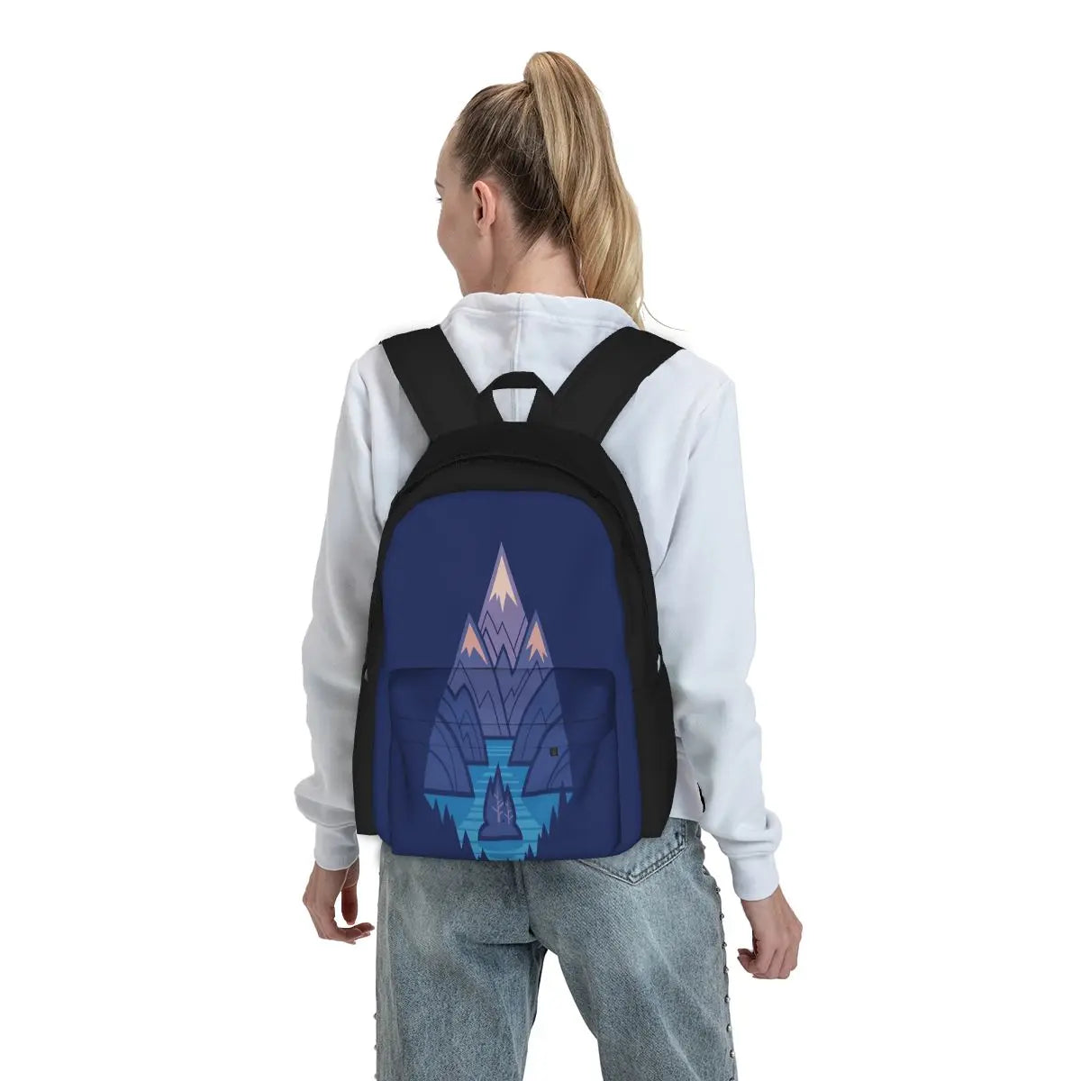 Vintage School Backpack for Adults