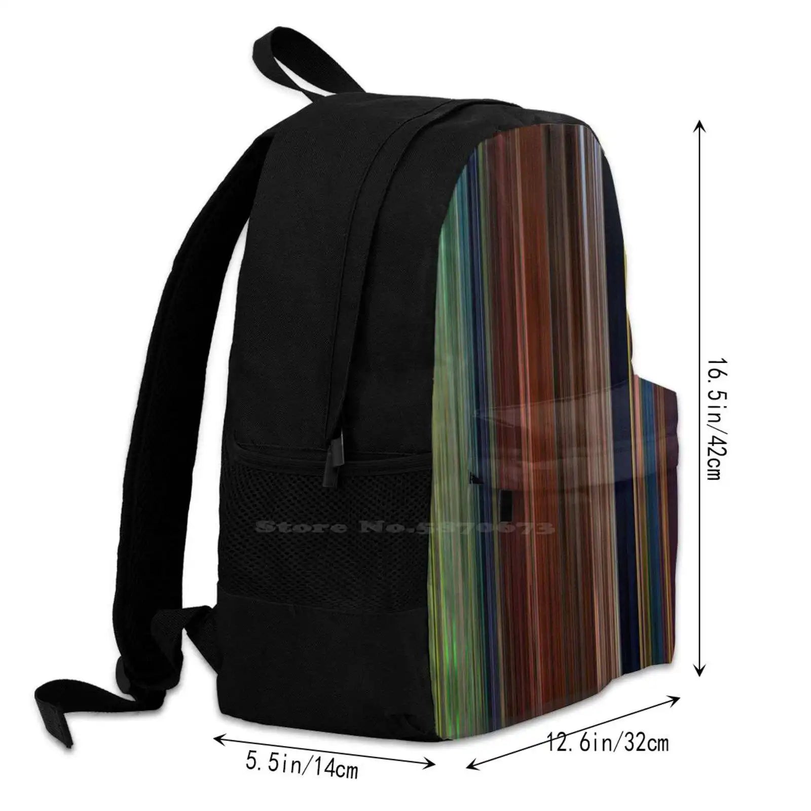 Tangled Moviebarcode Travel Laptop Backpack