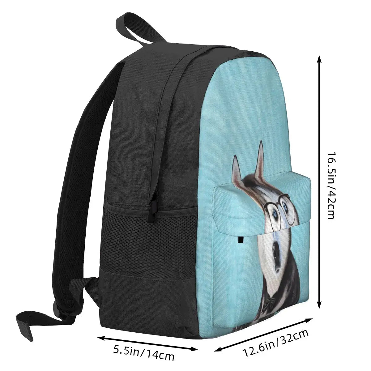Siberian Husky Backpacks Men's & Women's School Bag