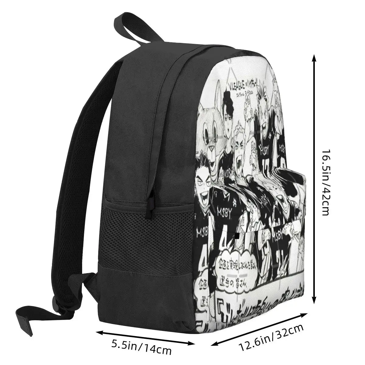 Msby Jackals Backpacks Men's & Women's Manga Travel Backpack