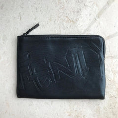 Mugle Angel Metallic Makeup Bag with Star Clutch Handbag