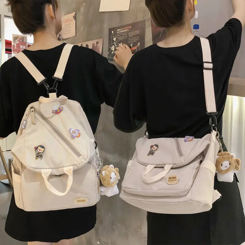 Harajuku Style Large Capacity Women Backpack Schoolbag