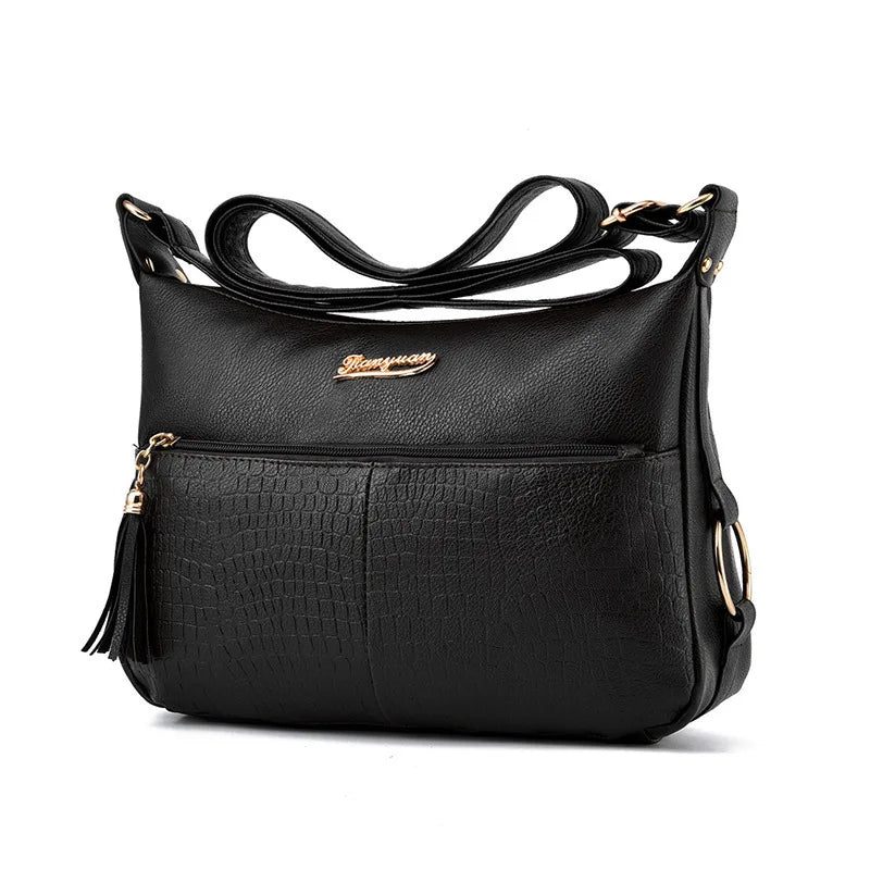 Layer Zipper Shoulder Bag Women's Party Business Dual-purpose Bag