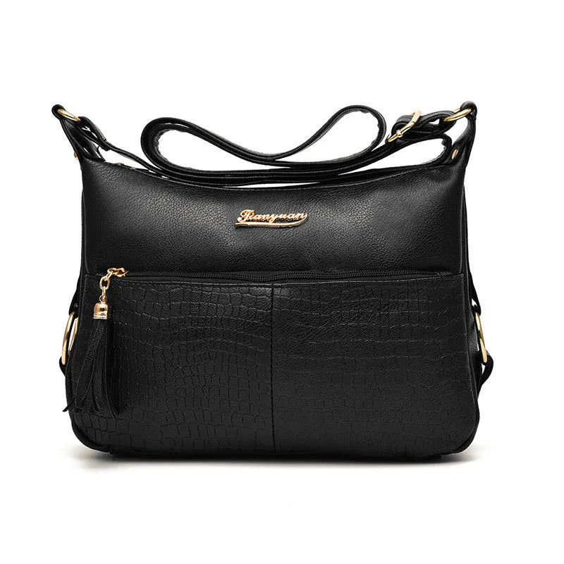 Layer Zipper Shoulder Bag Women's Party Business Dual-purpose Bag