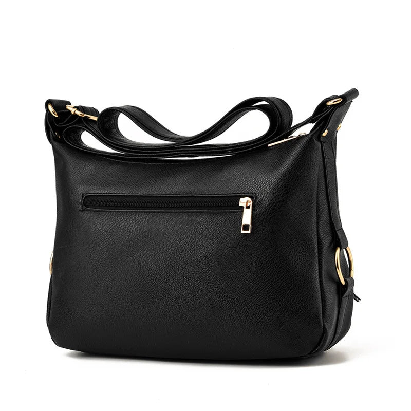 Layer Zipper Shoulder Bag Women's Party Business Dual-purpose Bag