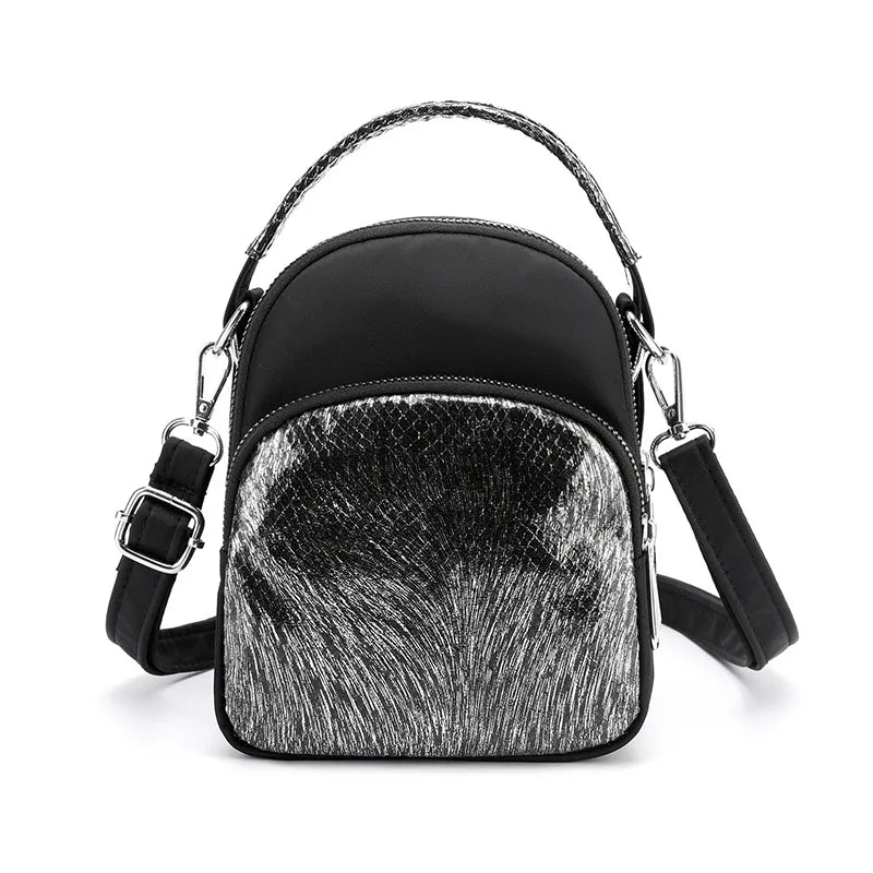 Nylon Crossbody Shoulder Tote Handbags with Sequins