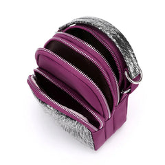 Nylon Crossbody Shoulder Tote Handbags with Sequins