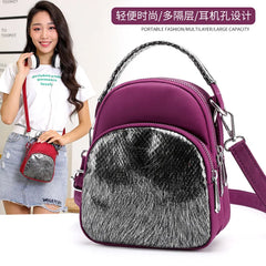 Nylon Crossbody Shoulder Tote Handbags with Sequins