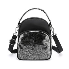 Nylon Crossbody Shoulder Tote Handbags with Sequins