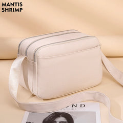 Women's Solid Shoulder Bag High Messenger Pack Daily Crossbody Bag