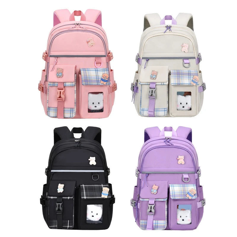 Cartoon Backpack for Girls Cute School Bag