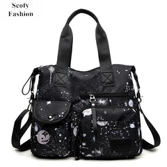 Starry Sky Prints Crossbody Bag for Teacher and Nurse
