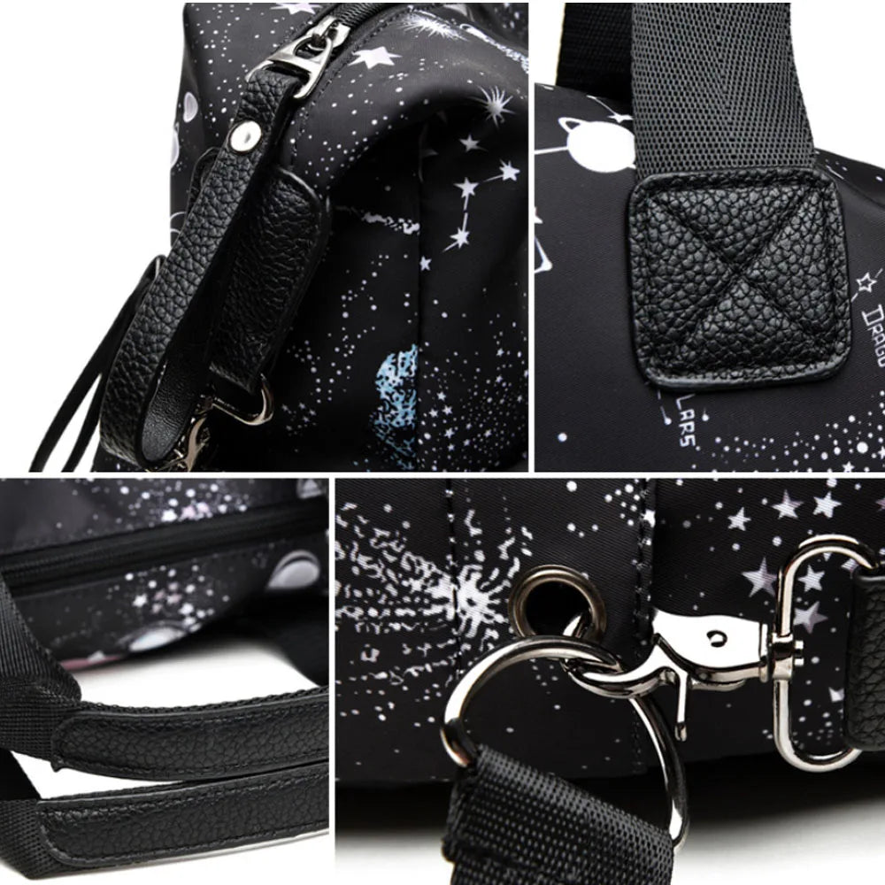 Starry Sky Prints Crossbody Bag for Teacher and Nurse