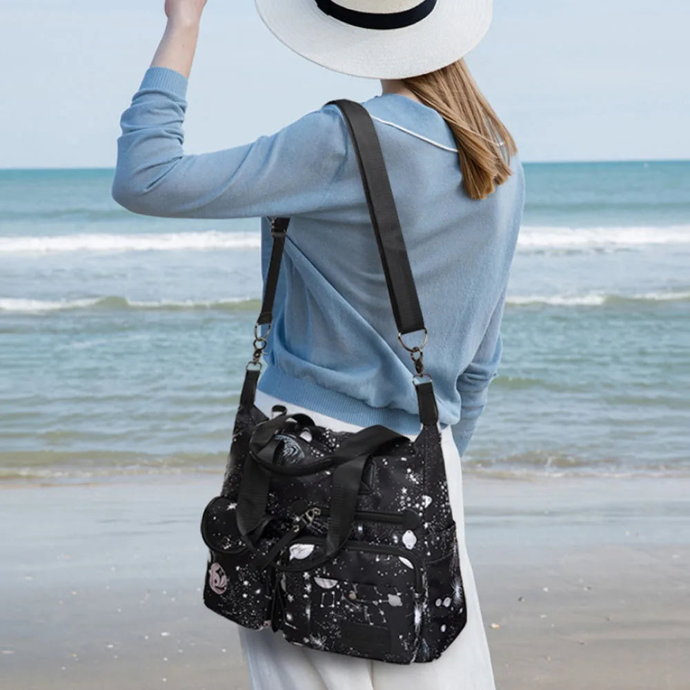 Starry Sky Prints Crossbody Bag for Teacher and Nurse