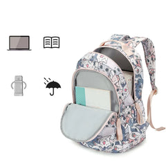 Multi-Pocket CAT Print School Backpack for Student Teenagers