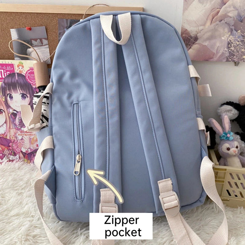 Mori Girls Backpack Sweet Student School Bag Waterproof