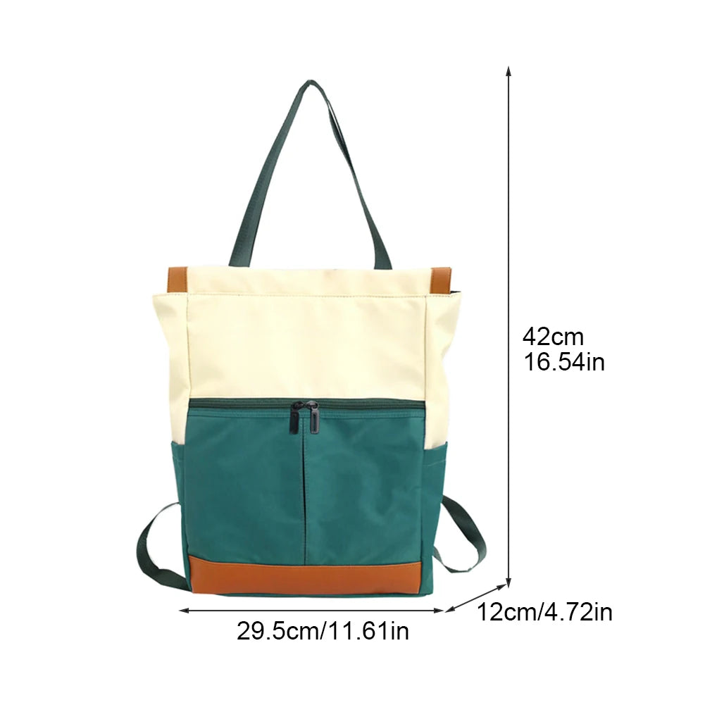 Large Capacity Waterproof Nylon Laptop Backpack