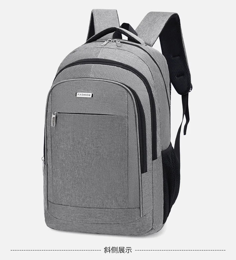 Large-Capacity Waterproof Backpack for Business and School