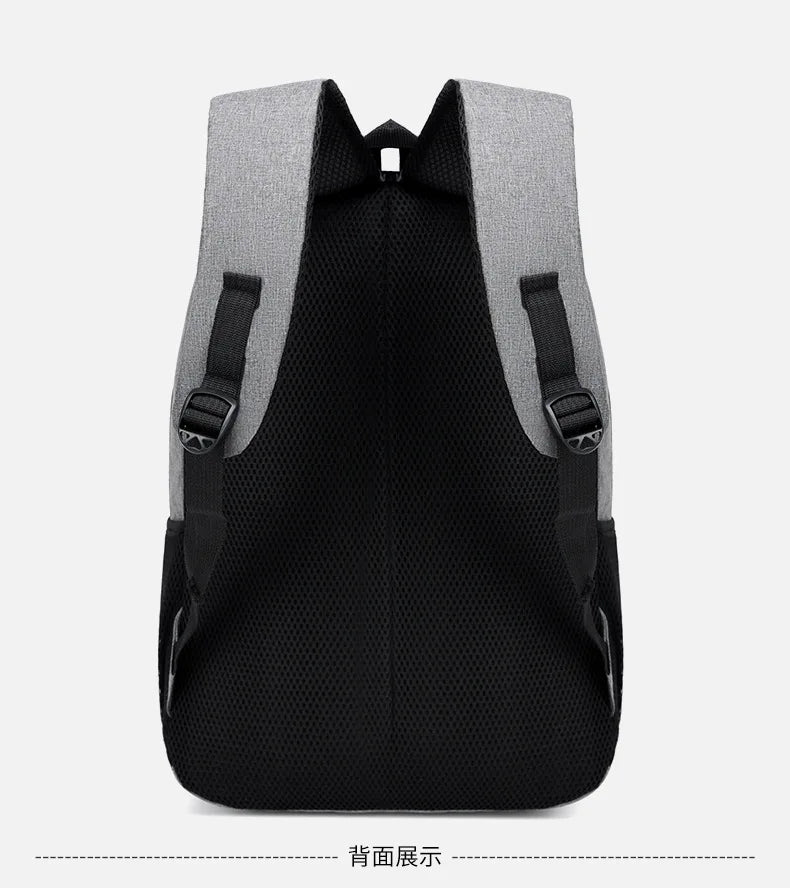 Large-Capacity Waterproof Backpack for Business and School