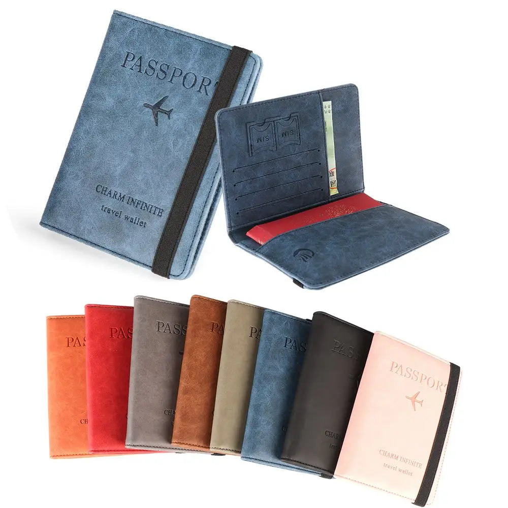 RFID Wallet Passport Holder Travel Cover Case