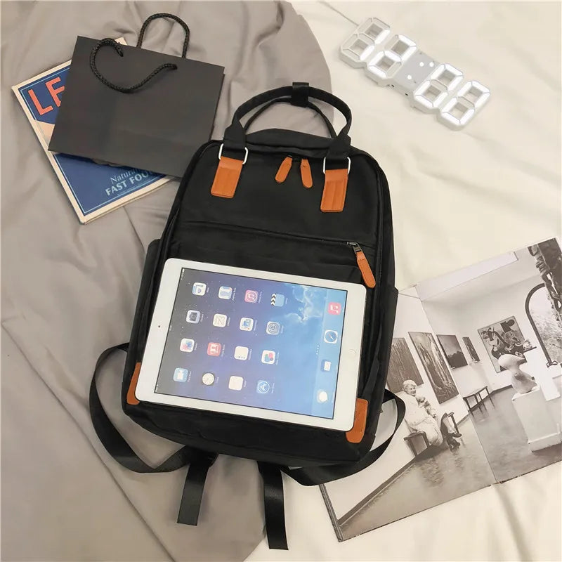 Multi-function Backpack Unisex School Bag Anti-theft Female Handbag
