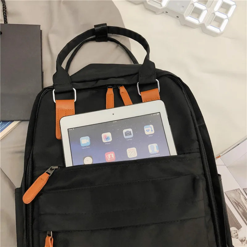 Multi-function Backpack Unisex School Bag Anti-theft Female Handbag