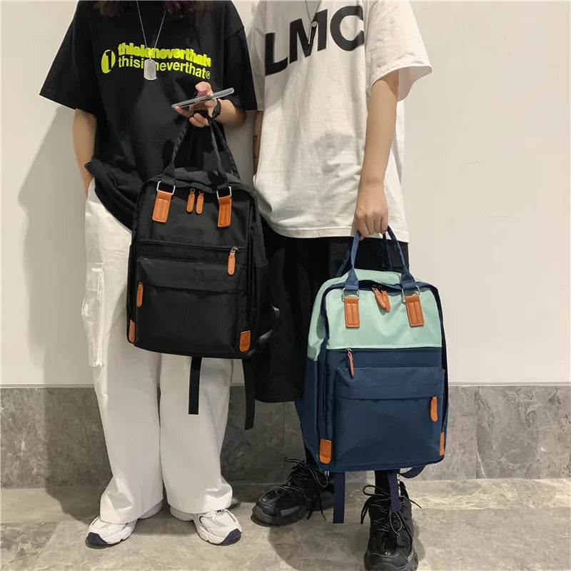 Multi-function Backpack Unisex School Bag Anti-theft Female Handbag