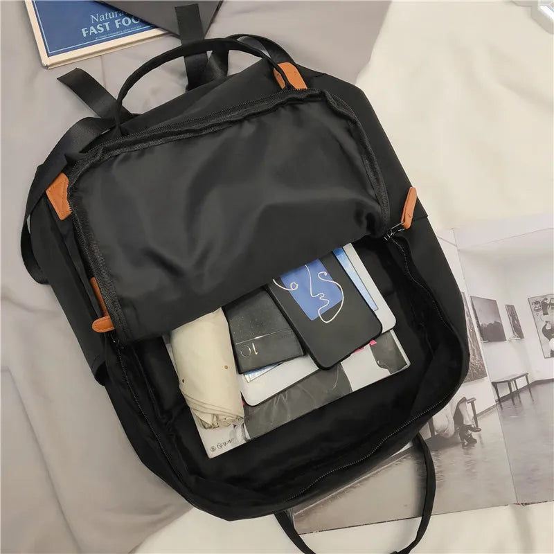 Multi-function Backpack Unisex School Bag Anti-theft Female Handbag