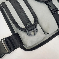 Multi-function Shoulder Waist Bags Hip-Hop Street Travel VestPacks