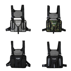 Multi-function Shoulder Waist Bags Hip-Hop Street Travel VestPacks
