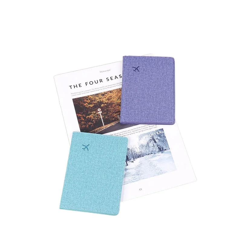 Multi-functional PU Passport Case Travel Passport Holder