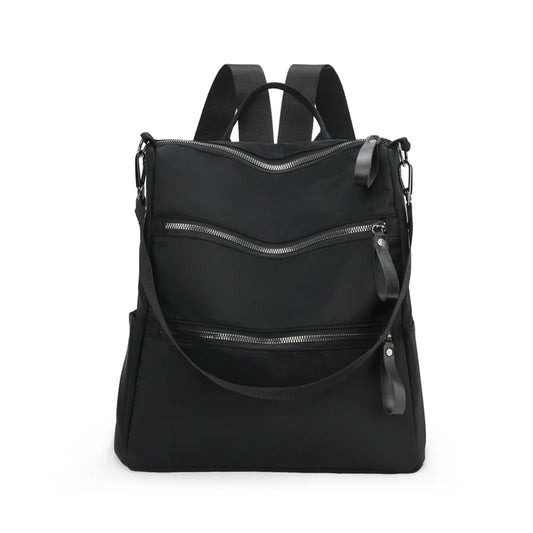Nylon Women Backpack High Schoolbag For Teenage Girls Book Knapsack