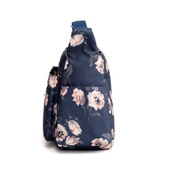 Multi-pocket Floral Pattern Women Bag Nylon Handbag