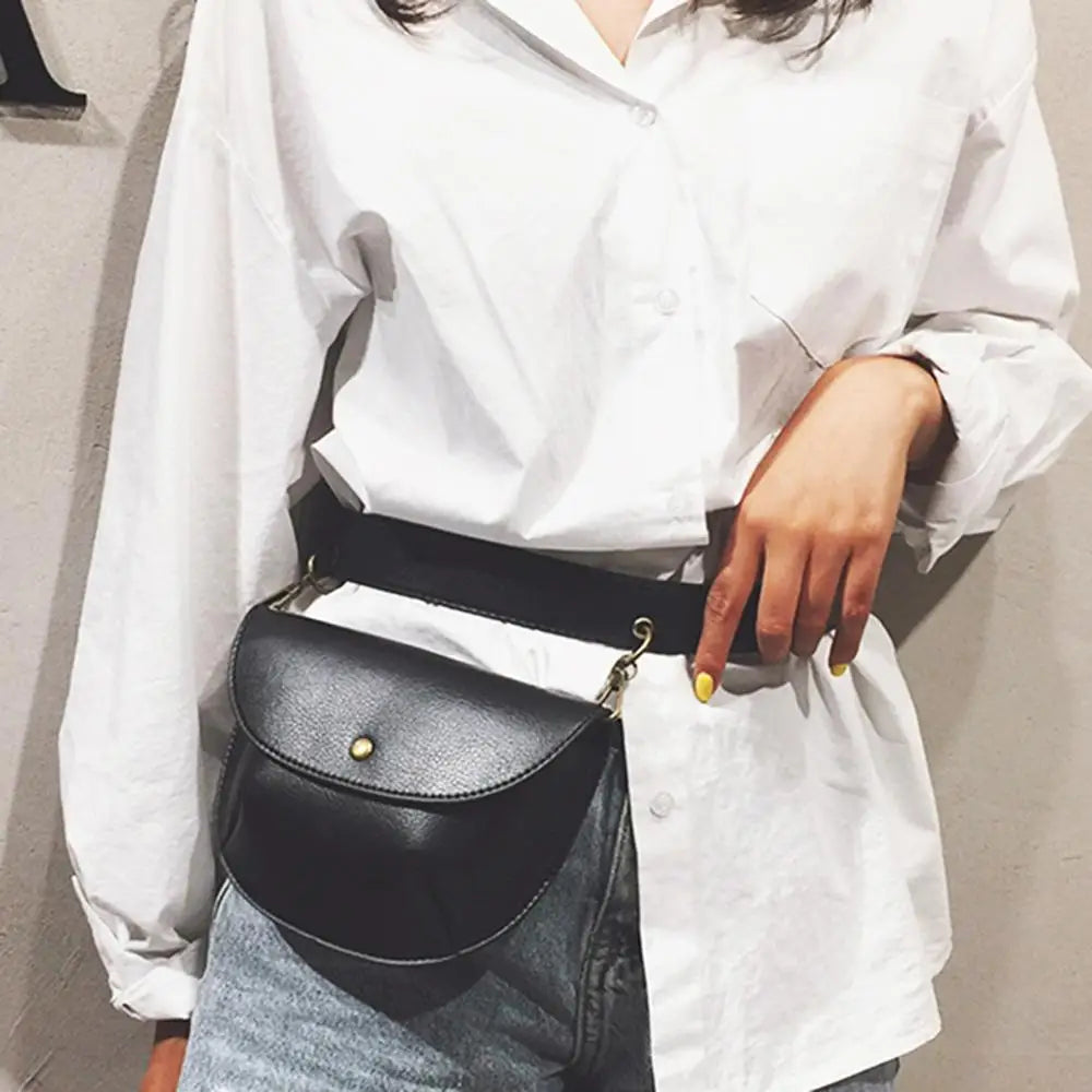 Women Leather Belt Bag Phone Pouch Fanny Pack Waist Pack Heuptas