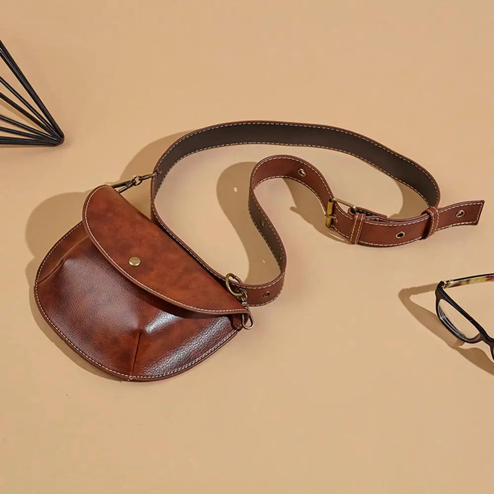 Women Leather Belt Bag Phone Pouch Fanny Pack Waist Pack Heuptas