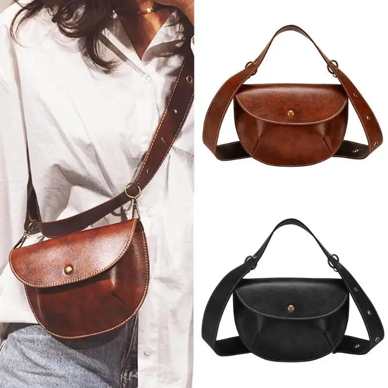 Women Leather Belt Bag Phone Pouch Fanny Pack Waist Pack Heuptas