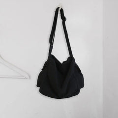 Canvas Hobo Bag Large Capacity Backpack Tote Purse Handbag