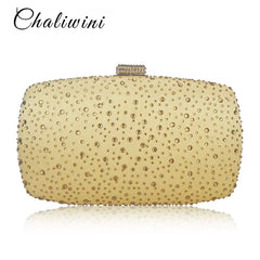 Crystal Lady Clutch Evening Bag Multicolor Wallet Nigerian Wedding Matching Bag