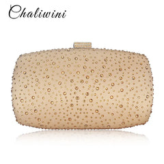Crystal Lady Clutch Evening Bag Multicolor Wallet Nigerian Wedding Matching Bag