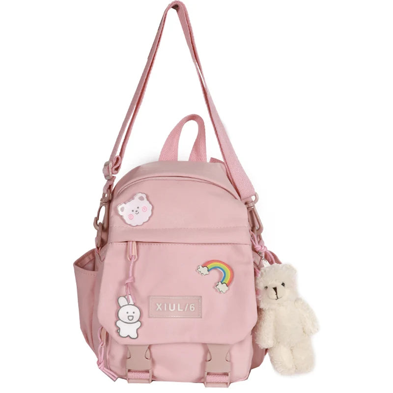 Mini Backpacks for Women Girls Dual-use Travel School Rucksack