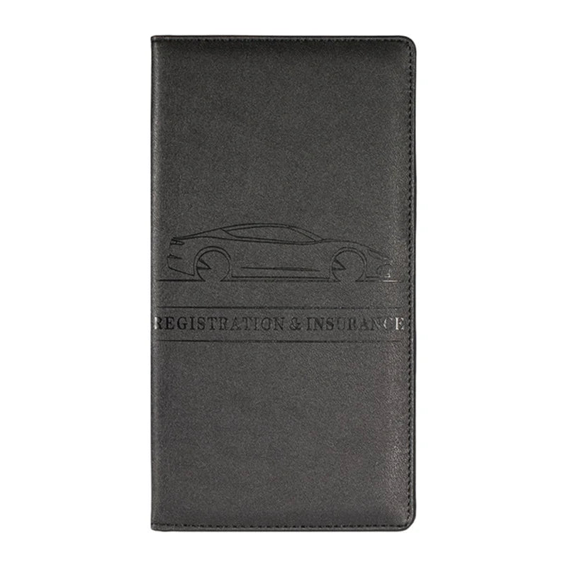 Car Registration Insurance Driver Documents Holder Cover
