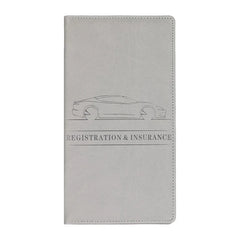 Car Registration Insurance Driver Documents Holder Cover