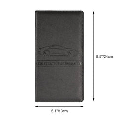 Car Registration Insurance Driver Documents Holder Cover